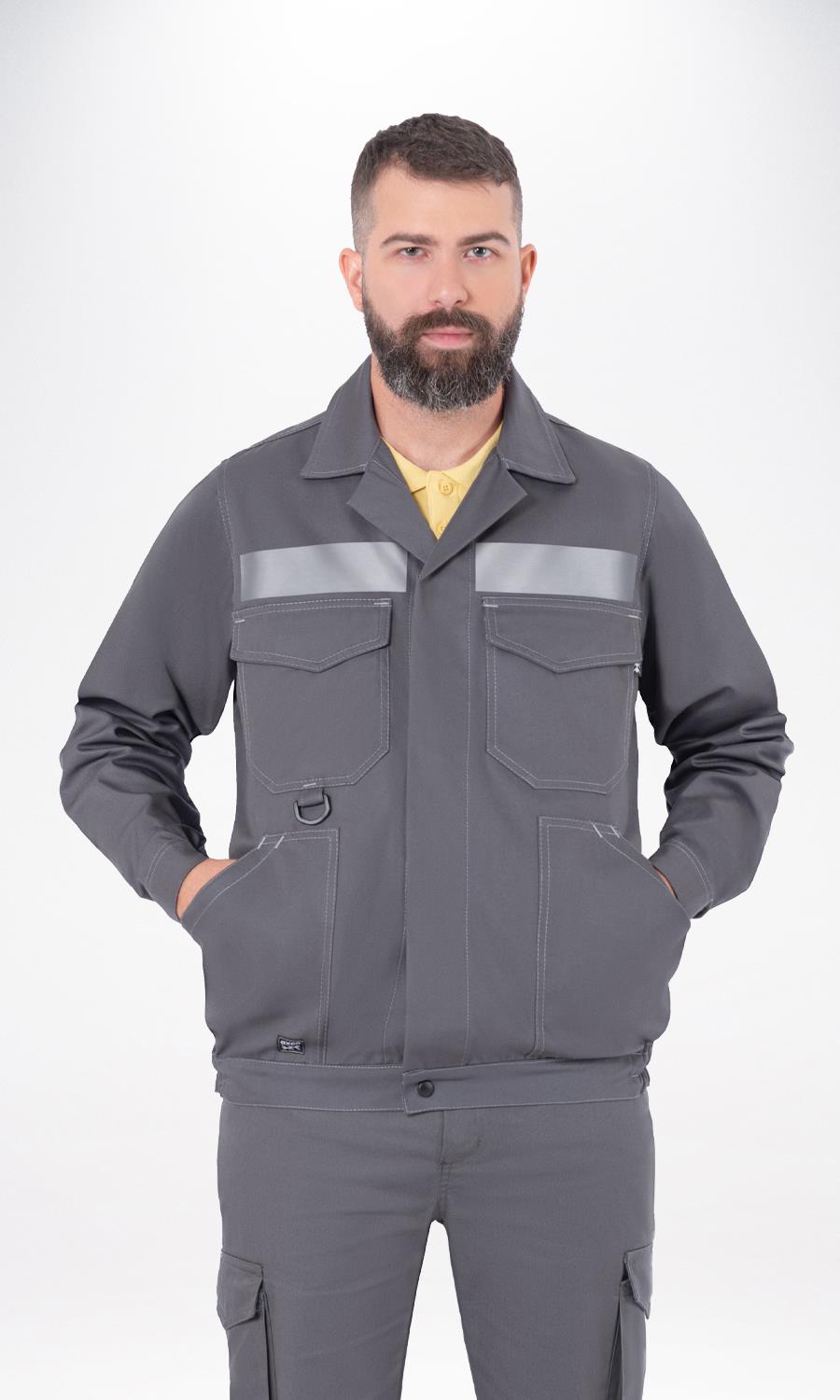 50 512 2 CLASSIC JACKET HI VIS GRAY MODEL 1